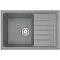 Мойка врезная Vivat 754919 1Ч1К Серый 750*495