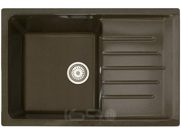 Мойка врезная Vivat 754919 1Ч1К Шоколадный 750*495
