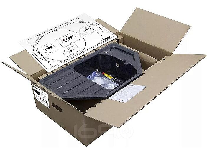 Мойка врезная Vivat 794919 1Ч2К Шоколадный 790*490