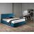 Кровать Селеста с матрасом велюр синий С П/М 1400x2000, ортопедическое основание, изголовье мягкое