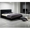 Кровать Селеста с матрасом велюр черный С П/М 1600x2000, ортопедическое основание, изголовье мягкое