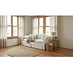 Кровать Elda с матрасом велюр бежевый без П/М 900x2000, изголовье мягкое