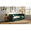 Кровать Milena с матрасом велюр изумруд С П/М 900x2000, ортопедическое основание, изголовье мягкое