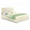 Мягкая кровать Olivia 1400 беж с ортопедическим основанием Мягкая кровать Olivia 1400 беж с ортопедическим основанием