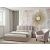 Кровать Olivia с матрасом велюр лиловый без П/М 1600x2000, изголовье мягкое
