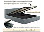 Кровать Skandi велюр серый С П/М 1600x2000, ортопедическое основание, изголовье мягкое