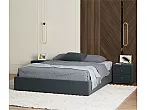 Кровать Base велюр маренго С П/М 1600x2000, ортопедическое основание, без изголовья