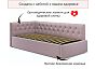 Кровать Afelia велюр лиловый без П/М 900x2000, ортопедическое основание, изголовье мягкое