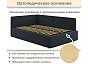 Кровать Kapri велюр черный С П/М 1200x2000, ортопедическое основание, изголовье мягкое