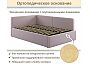 Кровать Kapri велюр лиловый С П/М 1200x2000, ортопедическое основание, изголовье мягкое