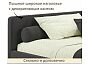 Кровать Kapri велюр шоколад С П/М 1200x2000, ортопедическое основание, изголовье мягкое