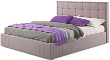 

Мягкая кровать Tiffany-О 1600 лиловая с подъемным механизмом, Лиловый