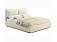 Кровать Vita велюр бежевый без П/М 1800x2000, изголовье мягкое