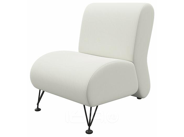 Мягкое дизайнерское кресло Pati бежевый