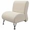 Мягкое дизайнерское кресло Pati букле айвори