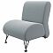 Мягкое дизайнерское кресло Pati серый