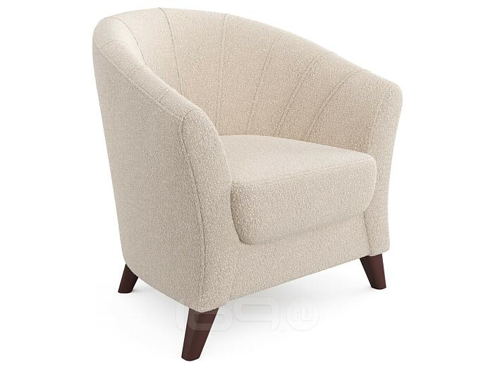 Мягкое кресло Line букле айвори