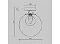 Настенный светильник (бра) Basic form, D 20