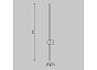 Настенный светильник (бра) Light stick, черный, H 900