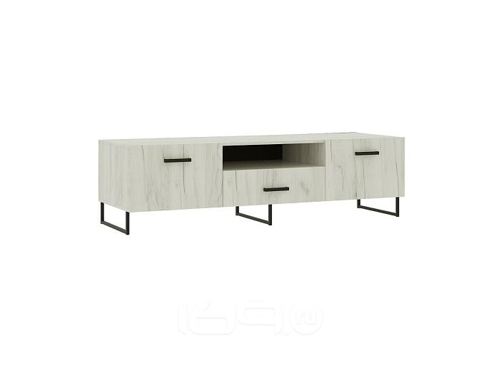 Нэнси LOFT Тумба ТВ 1600 (ЛДСП) (Дуб Крафт Белый/Дуб Крафт Белый)