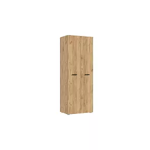 Нэнси NEW Шкаф 2-х ств. 800 (ЛДСП) (Дуб Крафт/Дуб Крафт)