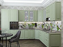 

Ницца-04 Дуб оливковый 2340*3290/2690*600, Дуб оливковый/венге