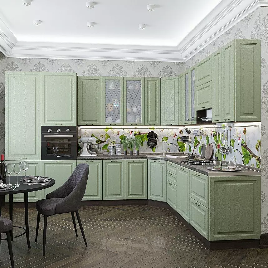 Ницца-04 Дуб оливковый 2340*3290/2690*600