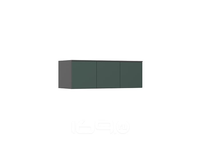 Антресоль 1200x510x418 Норд Зелёный/графит ЛДСП