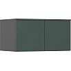 Норд Антресоль к шкафу (800) (Изумрудный (КРОМКА ГРАФИТ), Графит)