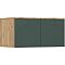 Норд Антресоль к шкафу (800) (Изумрудный (КРОМКА ИЗУМРУД), Дуб Крафт (КРОМКА ДУБ КРАФТ))