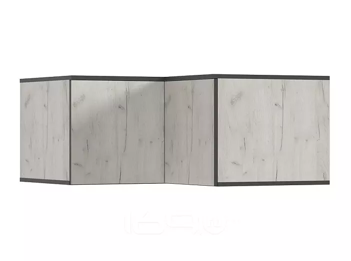 Норд Антресоль угловая (Дуб Крафт Белый)