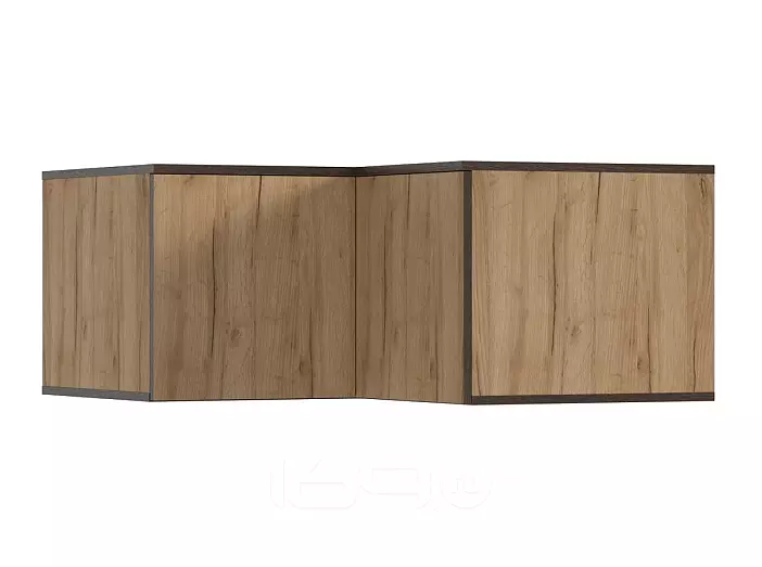 Норд Антресоль угловая (Дуб Крафт (КРОМКА ВЕНГЕ))