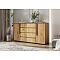 Норд Комод 2 двери 4 ящика (1600) (Дуб крафт, Дуб крафт (КРОМКА ВЕНГЕ))