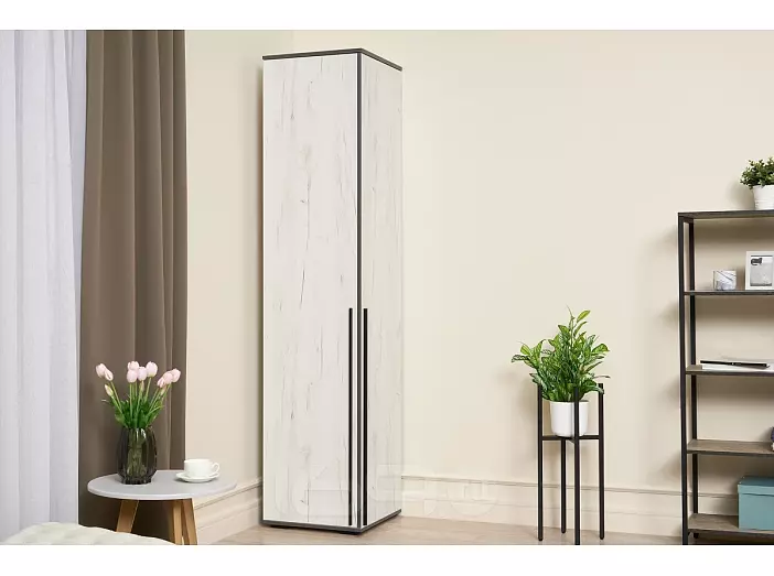 Норд Пенал угловой (Дуб Крафт Белый, Дуб Крафт Белый)