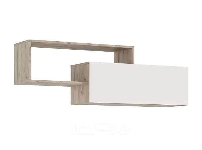 Норд Полка 2-х ярусная (Кашемир, Дуб Крафт серый)