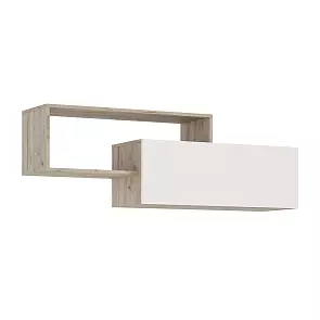 Норд Полка 2-х ярусная (Кашемир, Дуб Крафт серый)