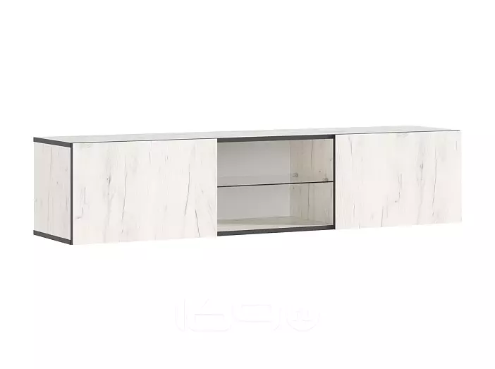 Норд Тумба ТВ подвесная (Дуб Крафт Белый, Дуб Крафт Белый)