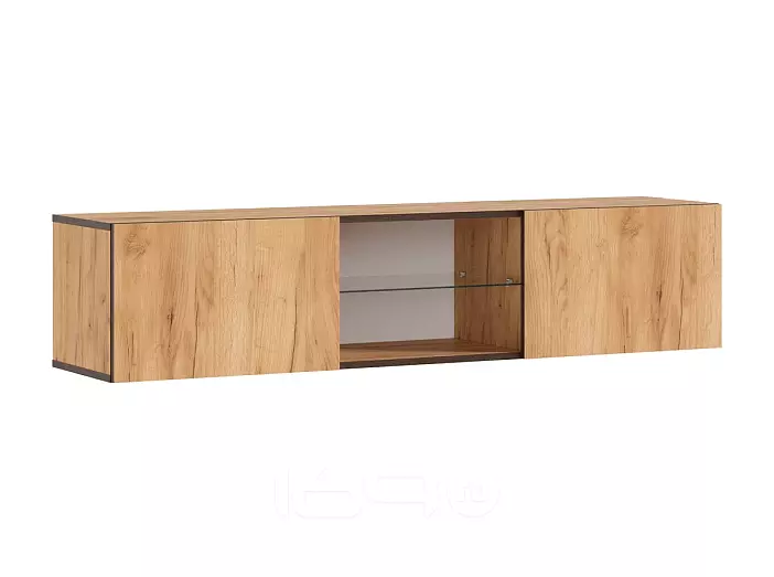 Норд Тумба ТВ подвесная (Дуб Крафт, Дуб Крафт (КРОМКА ВЕНГЕ))