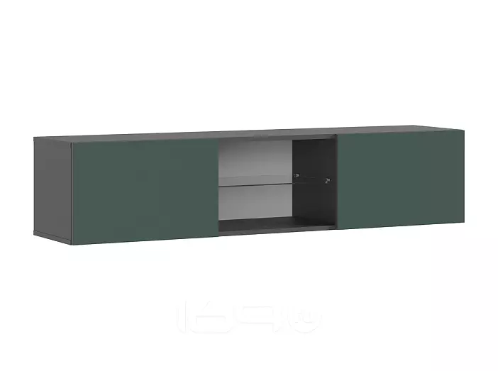 Норд Тумба ТВ подвесная (Изумрудный (КРОМКА ГРАФИТ), Графит)