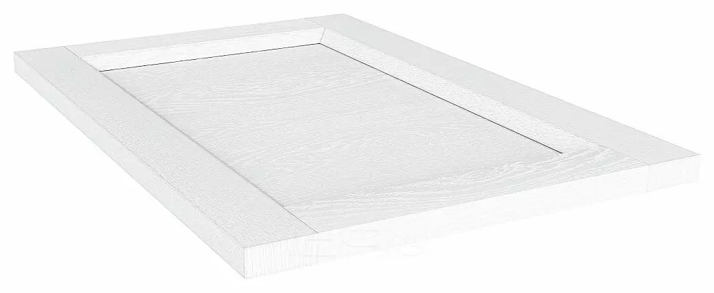 Образец фасада Сканди ФГ White Silkwood 350*250*18