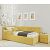 Кровать Bonna с матрасом велюр желтый С П/М 900x2000, ортопедическое основание, изголовье мягкое
