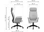 Офисное кресло Leo light gray / dark gray