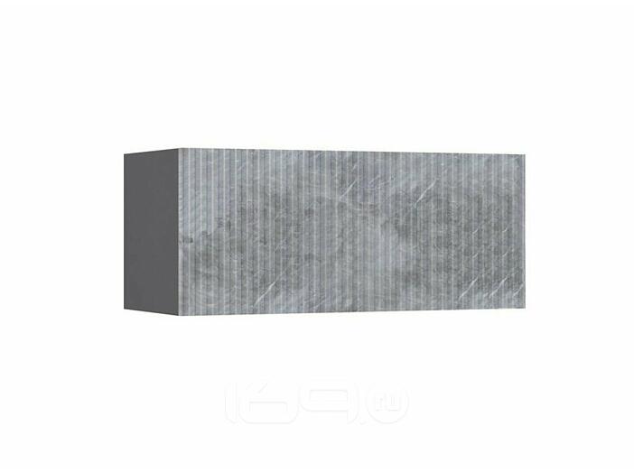 Оливия Тумба навесная №1 (Мрамор глянец, Графит)
