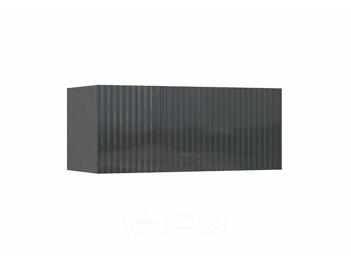 Оливия Тумба навесная №2 (Графит Глянец, Графит)