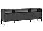 Оливия Тумба ТВ (Графит Софт NEW, Графит)