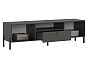 Оливия Тумба ТВ (малая) (Графит Глянец, Графит)