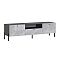 Оливия Тумба ТВ (малая) (Мрамор Глянец, Графит)
