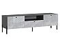 Оливия Тумба ТВ (малая) (Мрамор Глянец, Графит)