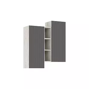 Шкаф 1000x350x1156 Оскар Графит МДФ