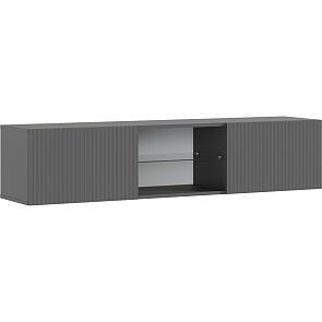 Оскар Тумба ТВ подвесная (Графит Софт NEW, Графит)